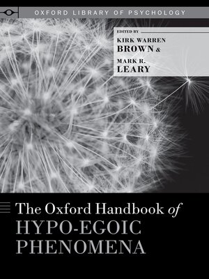 cover image of The Oxford Handbook of Hypo-egoic Phenomena
